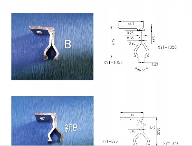 Aluminium Alloy Fibulae pro Stans-seam Tectum profiles