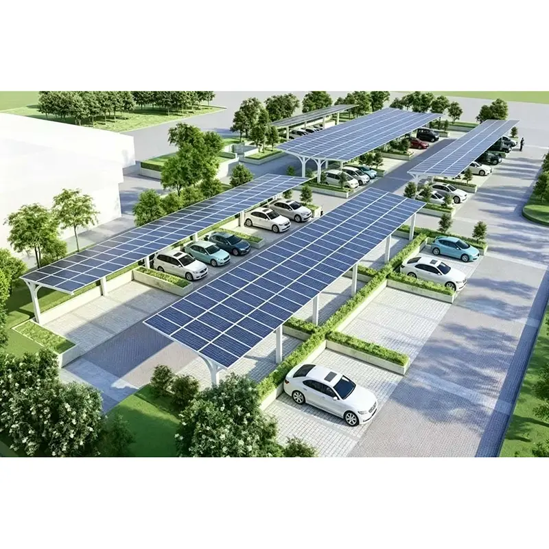 Quadratus Tube Solaris Carport System